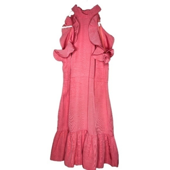 Elliatt Revolve Chord Dress Clementine Cocktail Tea Party Wedding Pink Coral NWT - Picture 3 of 16